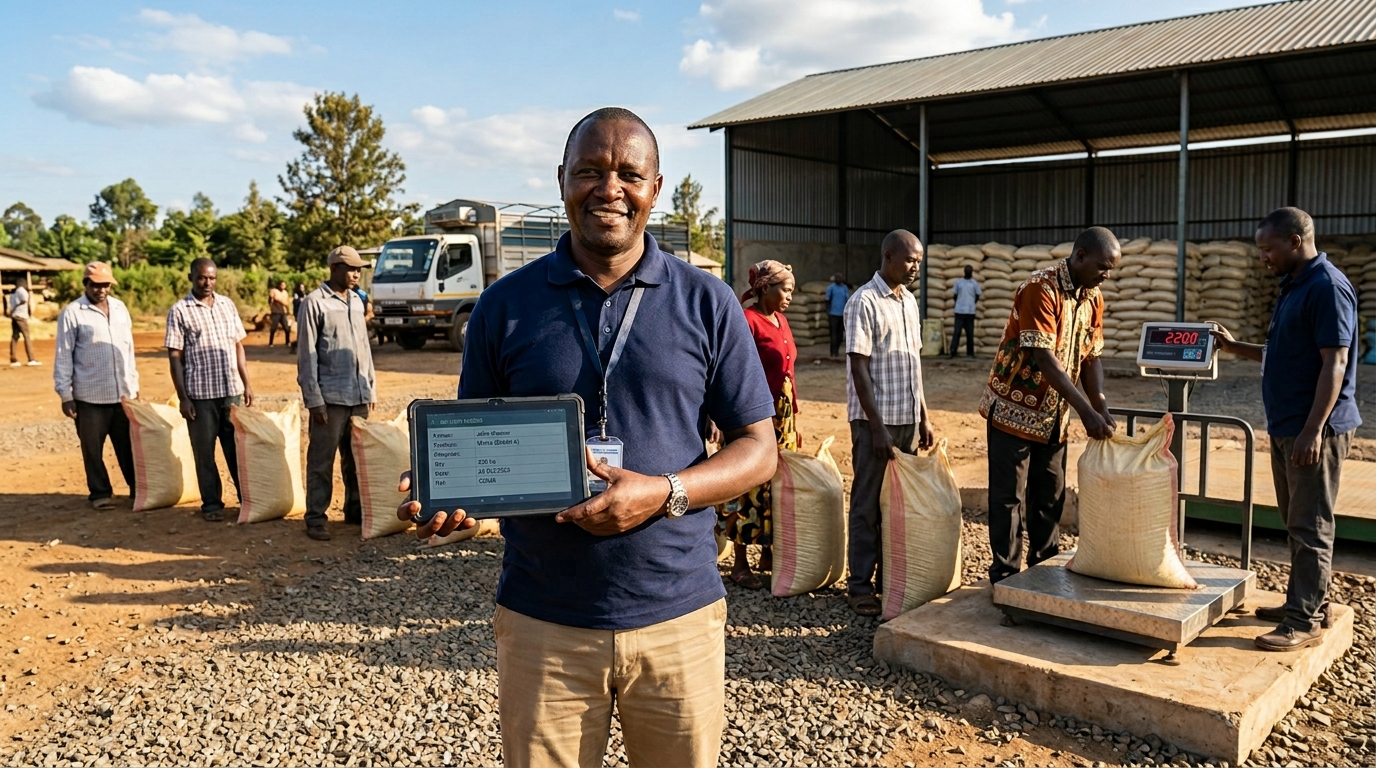 Cooperative manager using digital tablet