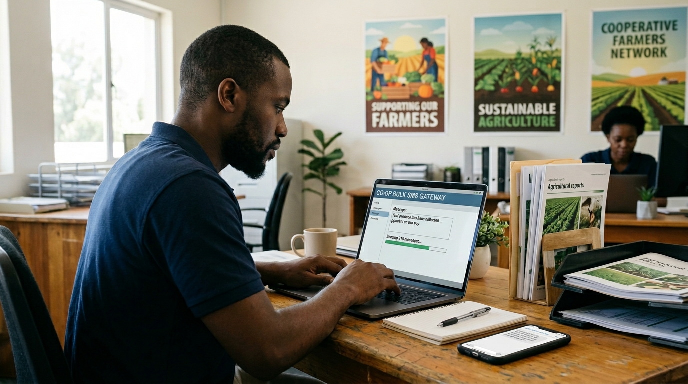 Farmer SMS notification